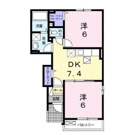 エクセレント　パレスＡの物件間取画像